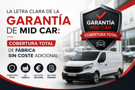 MID Car coches ocasión Madrid La letra clara de la garantía de MID Car: Cobertura total de fábrica sin coste adicional