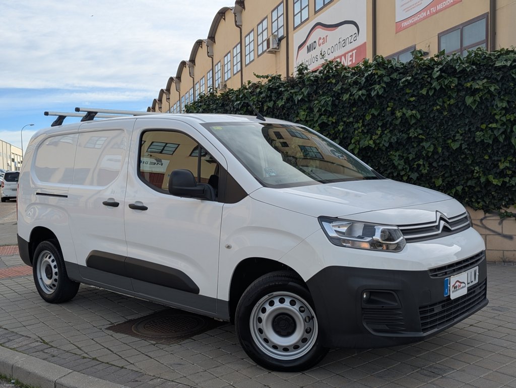 MIDCar coches ocasión Madrid Citroen Berlingo Premium Larga 1.5BlueHdi 100Cv 3 Plazas IVA y Grantía Incl Etiqueta C XL