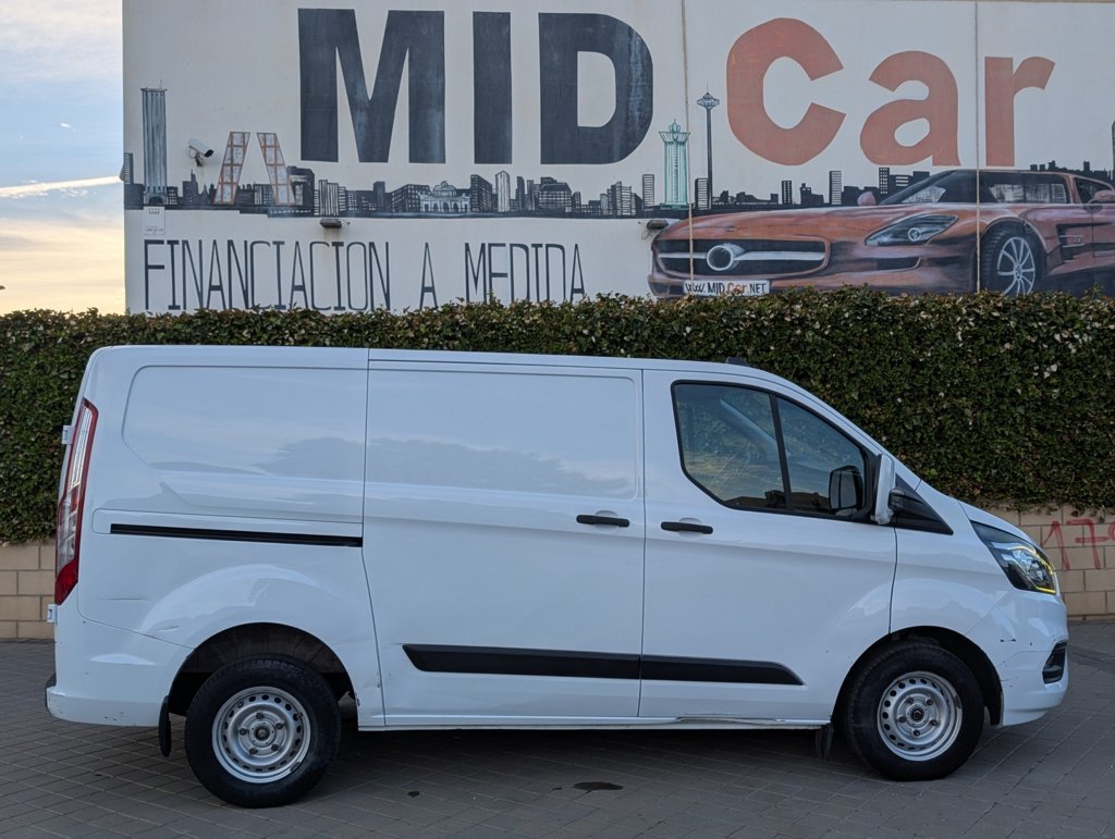MID Car coches ocasión Madrid Ford Transit Custom Van 2.0 TDCI 96kW 280 L1 MHEV Trend 130Cv Etiqueta medioambiental ECO IVA y Garantía Incl