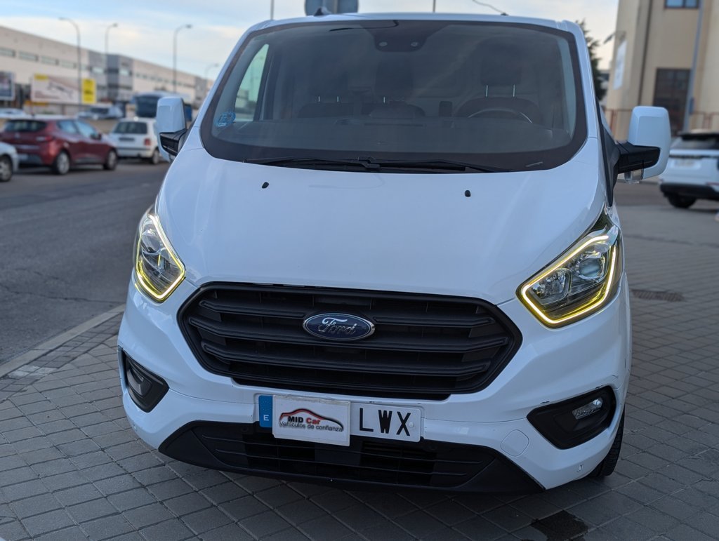 MID Car coches ocasión Madrid Ford Transit Custom Van 2.0 TDCI 96kW 280 L1 MHEV Trend 130Cv Etiqueta medioambiental ECO IVA y Garantía Incl