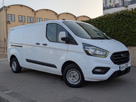 MID Car coches de ocasión Madrid Ford Transit Custom Van 2.0 TDCI 130Cv 300 L2 MHEV IVA y Garantía Inc Etiqueta ECO Nacional