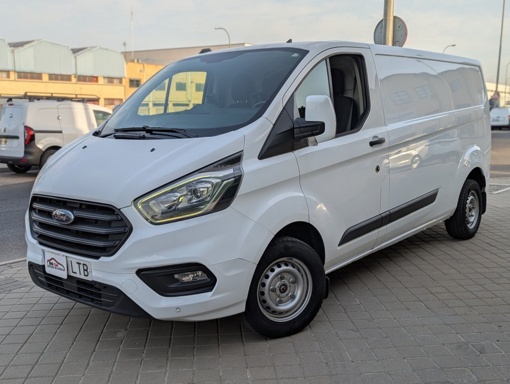 MIDCar coches ocasión Madrid Ford Transit Custom Van 2.0 TDCI 130Cv 300 L2 MHEV IVA y Garantía Inc Etiqueta ECO Nacional