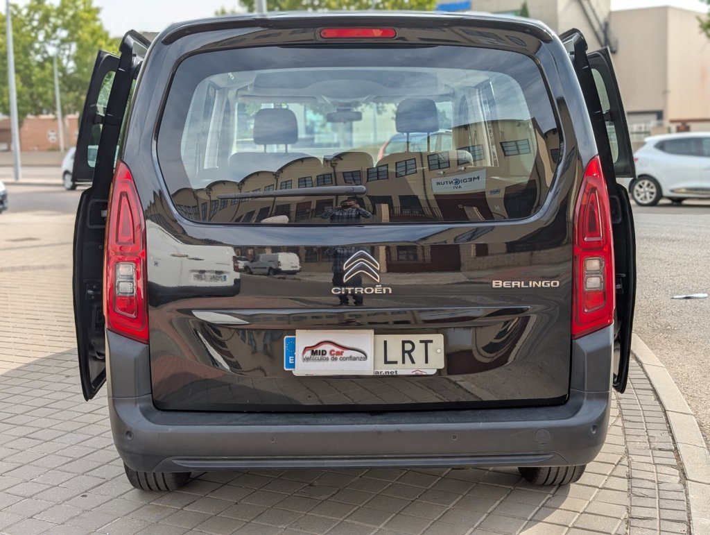 MIDCar coches ocasión Madrid Citroen Berlingo Talla XL 1.5 BlueHDi 130 S&S FEEL monovolumen IVA y Garantía Incl