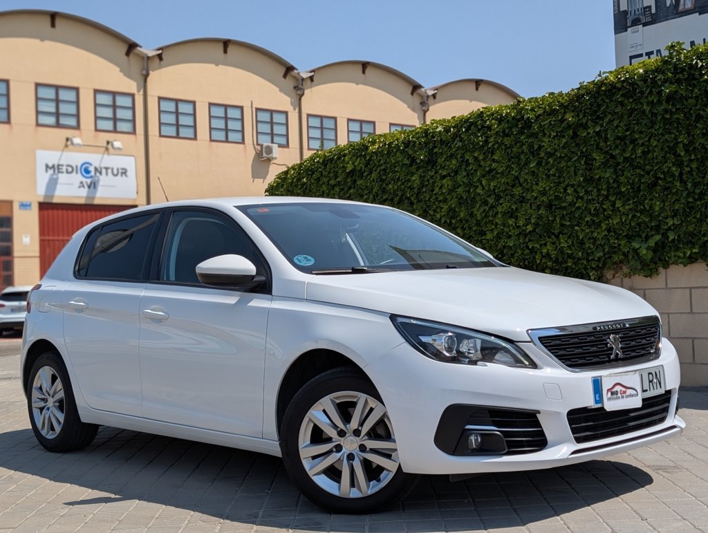 MIDCar coches ocasión Madrid Peugeot 308 Allure BlueHdi Auto S&S EAT8 130Cv Nacional Etiqueta Medioambiental C Garantía e IVA Incl