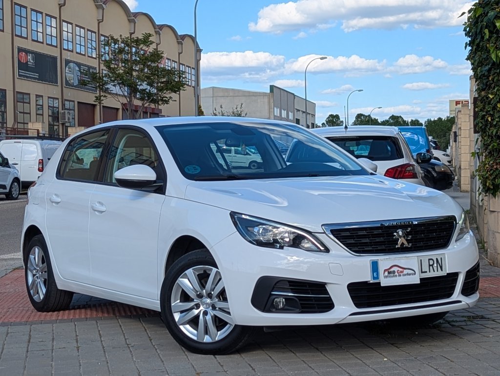 MIDCar coches ocasión Madrid Peugeot 308 Allure BlueHdi Auto S&S EAT8 130Cv Nacional Etiqueta Medioambiental C Garantía e IVA Incl