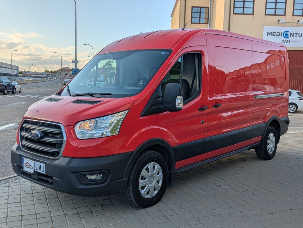 MIDCar coches ocasión Madrid Ford Transit 2.0Tdci L3H2 Van Trend FWD furgón Delantera Nacional IVA y Garantía Inc