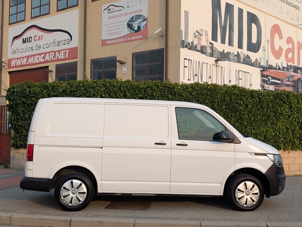 MIDCar coches ocasión Madrid Volkswagen Transporter Pro 2.0TDI 110Cv BMT Furgón Etiqueta C IVA y Garantía Incl