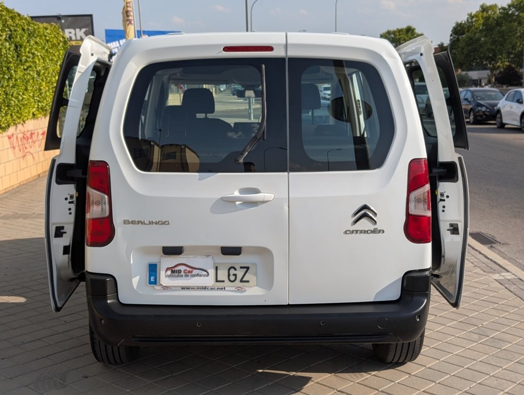 MIDCar coches ocasión Madrid Citroen Berlingo Talla M 1.5 BlueHDi 100 S&S FEEL monovolumen IVA y Garantía Inc Etiqueta Medioambiental C