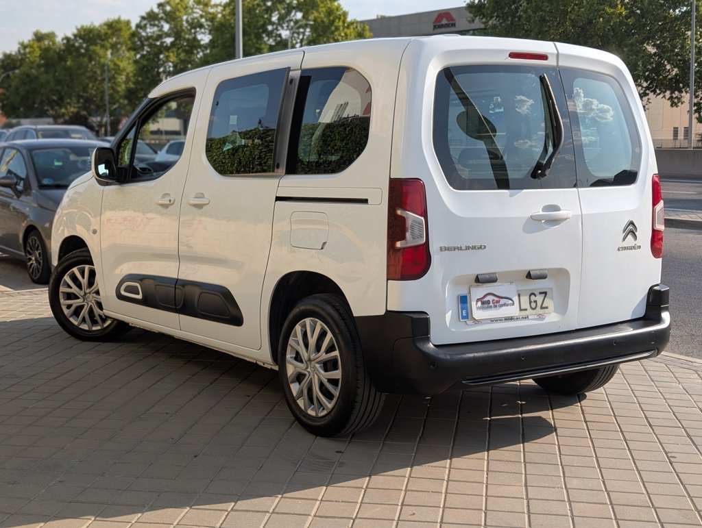 MIDCar coches ocasión Madrid Citroen Berlingo Talla M 1.5 BlueHDi 100 S&S FEEL monovolumen IVA y Garantía Inc Etiqueta Medioambiental C