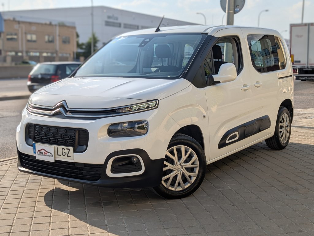 MIDCar coches ocasión Madrid Citroen Berlingo Talla M 1.5 BlueHDi 100 S&S FEEL monovolumen IVA y Garantía Inc Etiqueta Medioambiental C