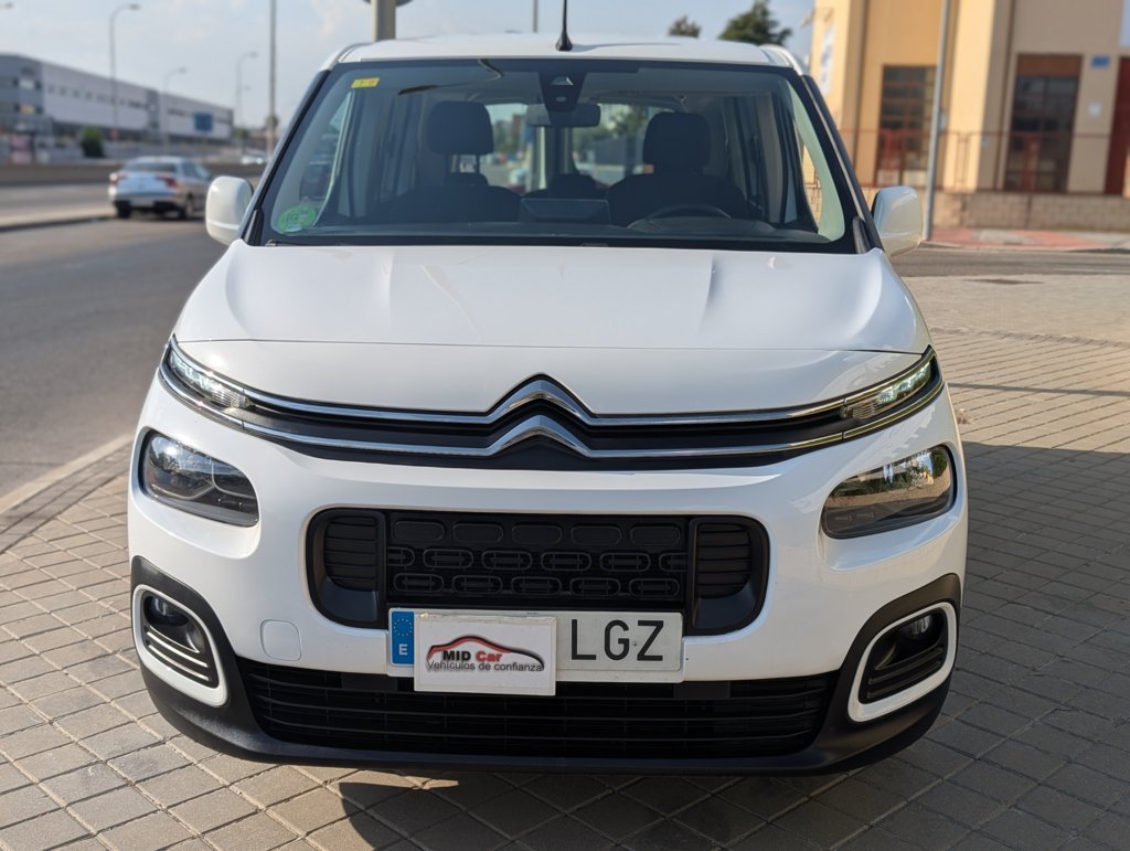 MIDCar coches ocasión Madrid Citroen Berlingo Talla M 1.5 BlueHDi 100 S&S FEEL monovolumen IVA y Garantía Inc Etiqueta Medioambiental C