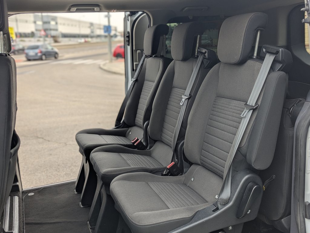 MIDCar coches ocasión Madrid Ford Tourneo Custom 2.0EcoBlue 185Cv Hybrid MHEV Titanium 8 Plazas Etiqueta medioambiental ECO IVA Garantía Incl