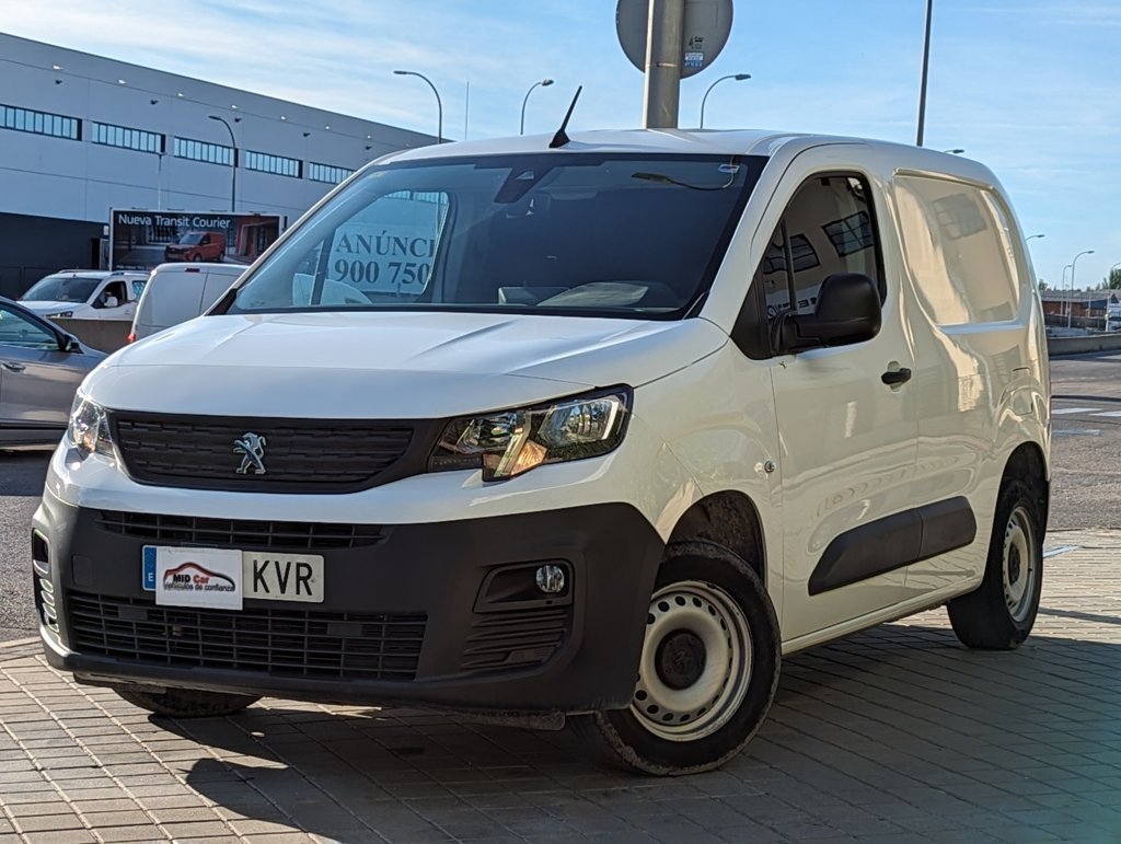 MIDCar coches ocasión Madrid Peugeot Partner Premium 1.6BlueHDI 100Cv 3 Plazas