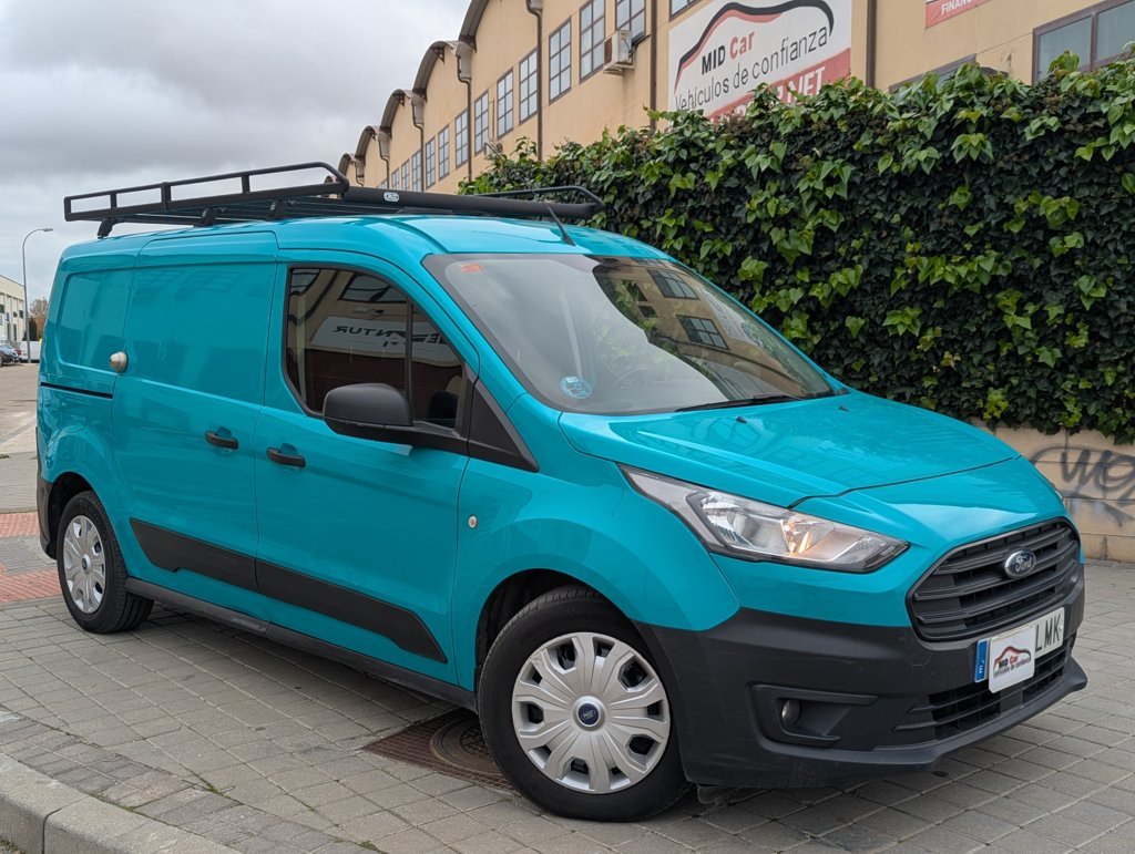 MIDCar coches ocasión Madrid Ford Transit Connect Van 1.5EcoBlue  Trend 210  S&S Trend L2,  6 Vel Etiqueta C IVA y garantía Incl