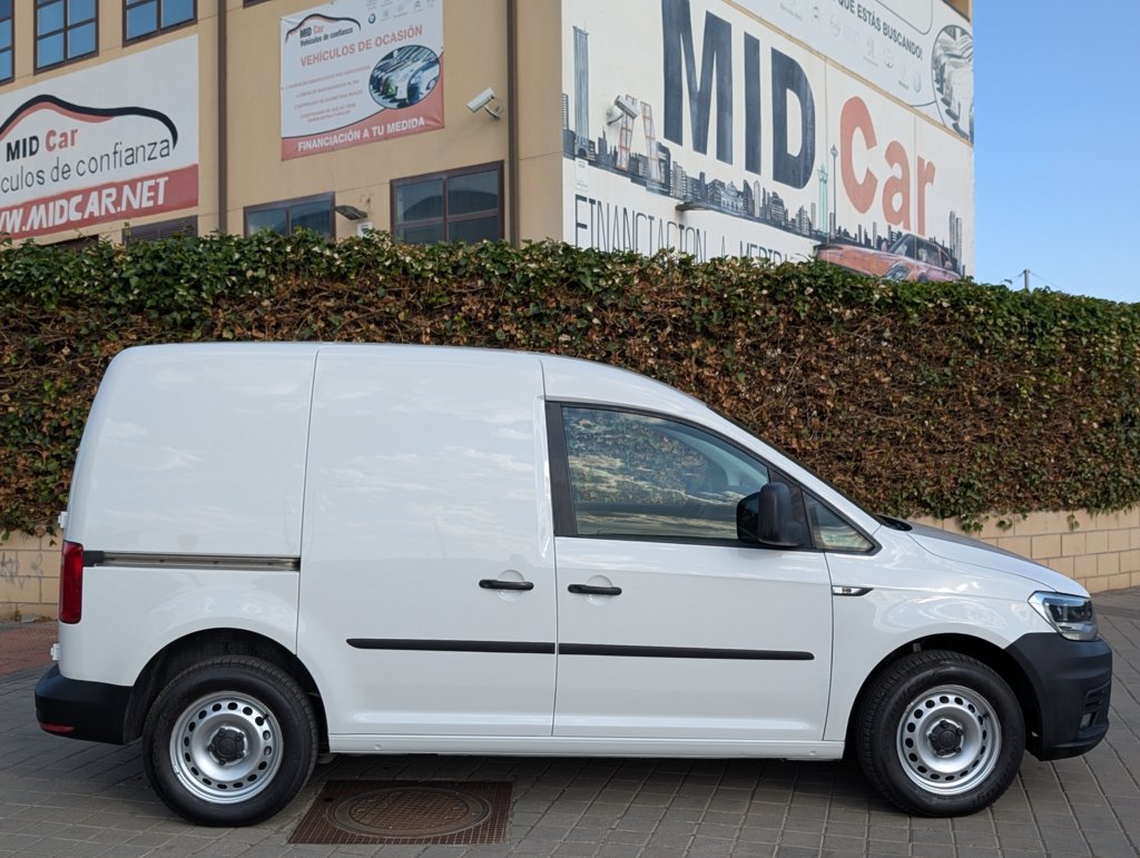 MIDCar coches ocasión Madrid Vw Caddy 1.4TGI GNC Hybrid Etiqueta ECO 110Cv IVA y Garantía Incl Nacional