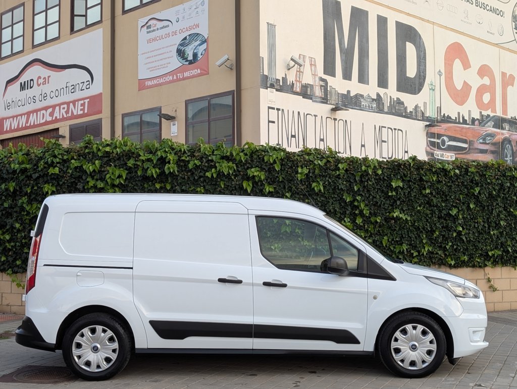 MIDCar coches ocasión Madrid Ford Transit Connect  1.5Tdci Trend 210 L2 4 Puertas Híbrido Diesel y  GLP Etiqueta Medioambiental ECO IVA y Garantía Inc
