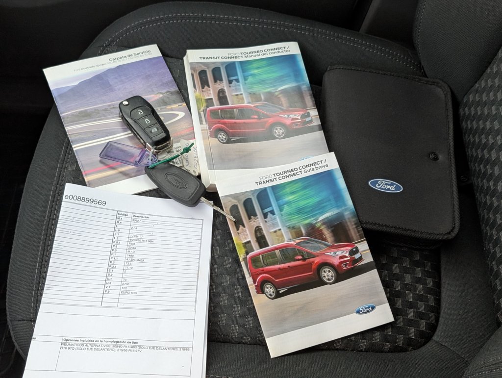 MIDCar coches ocasión Madrid Ford Transit Connect  1.5Tdci Trend 210 L2 4 Puertas Híbrido Diesel y  GLP Etiqueta Medioambiental ECO IVA y Garantía Inc