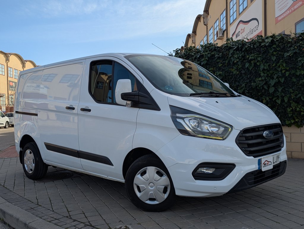 MIDCar coches ocasión Madrid Ford Transit Custom Van 2.0 TDCI 130Cv 280 L1 MHEV Etiqueta ECO IVA y Garantía Incl