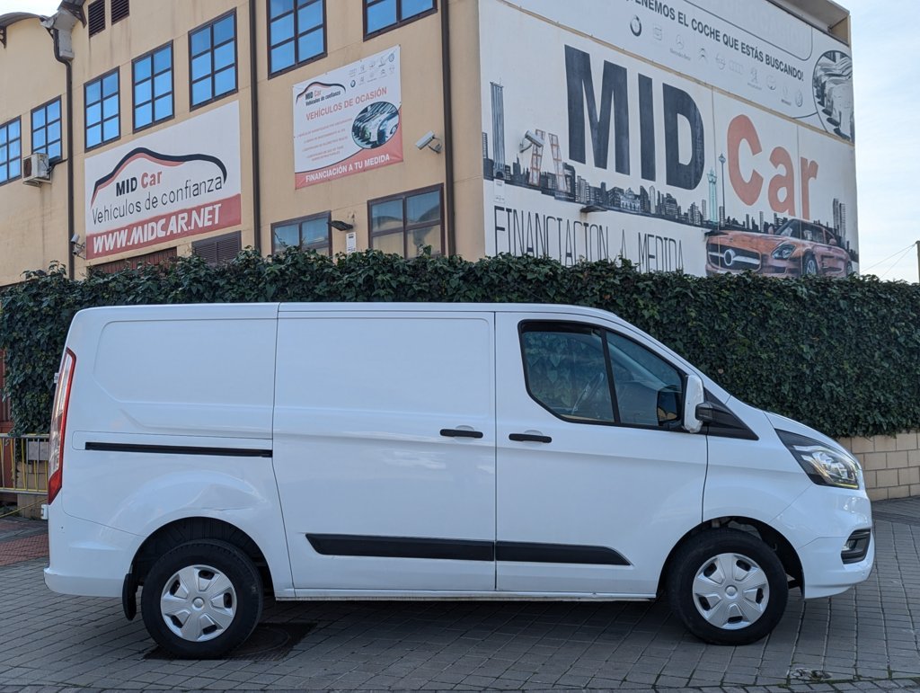 MIDCar coches ocasión Madrid Ford Transit Custom Van 2.0 TDCI 130Cv 280 L1 MHEV Etiqueta ECO IVA y Garantía Incl