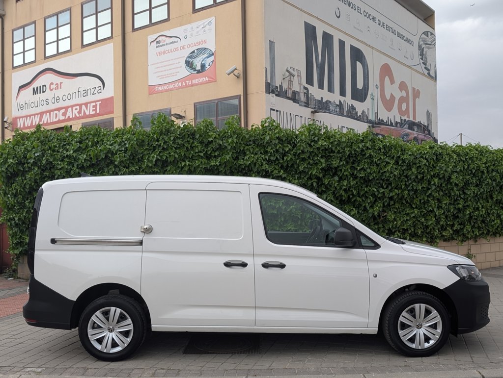 MIDCar coches ocasión Madrid Volkswagen Caddy Profesional Maxi Furgón Nuevo Modelo 2.0Tdi 102Cv 6Velocidades IVA y Garantía Incl Etiqueta C
