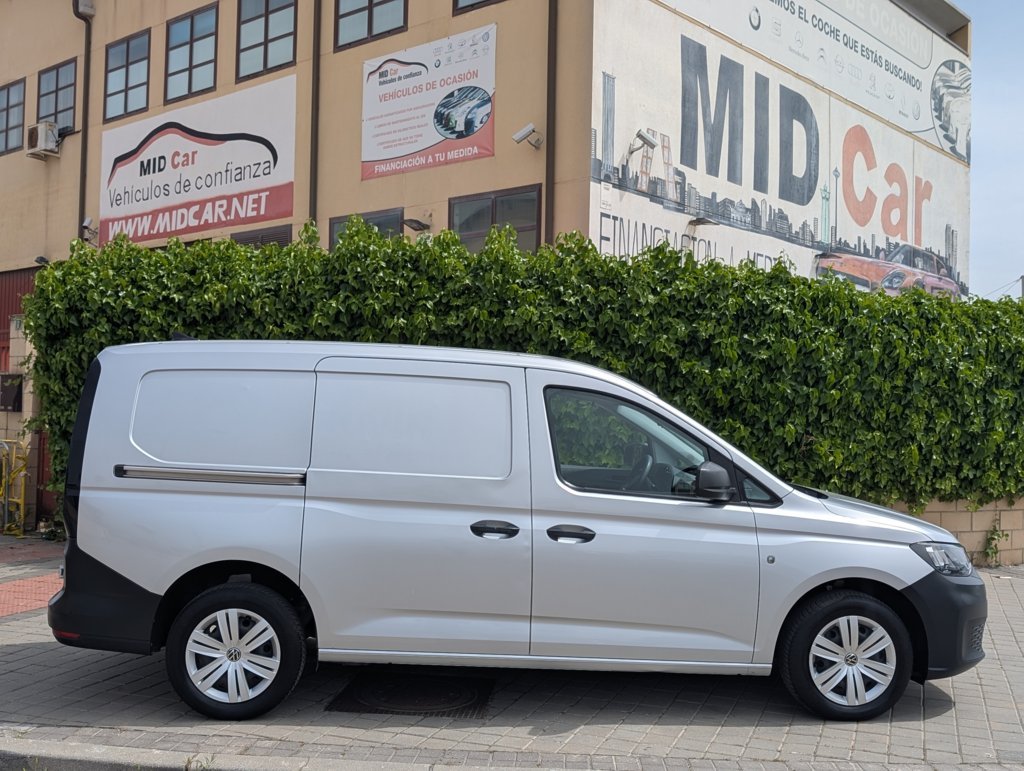 MIDCar coches ocasión Madrid Volkswagen Caddy Profesional Maxi Furgón Nuevo Modelo 2.0Tdi 102Cv 6Velocidades IVA y Garantía Incl Etiqueta C