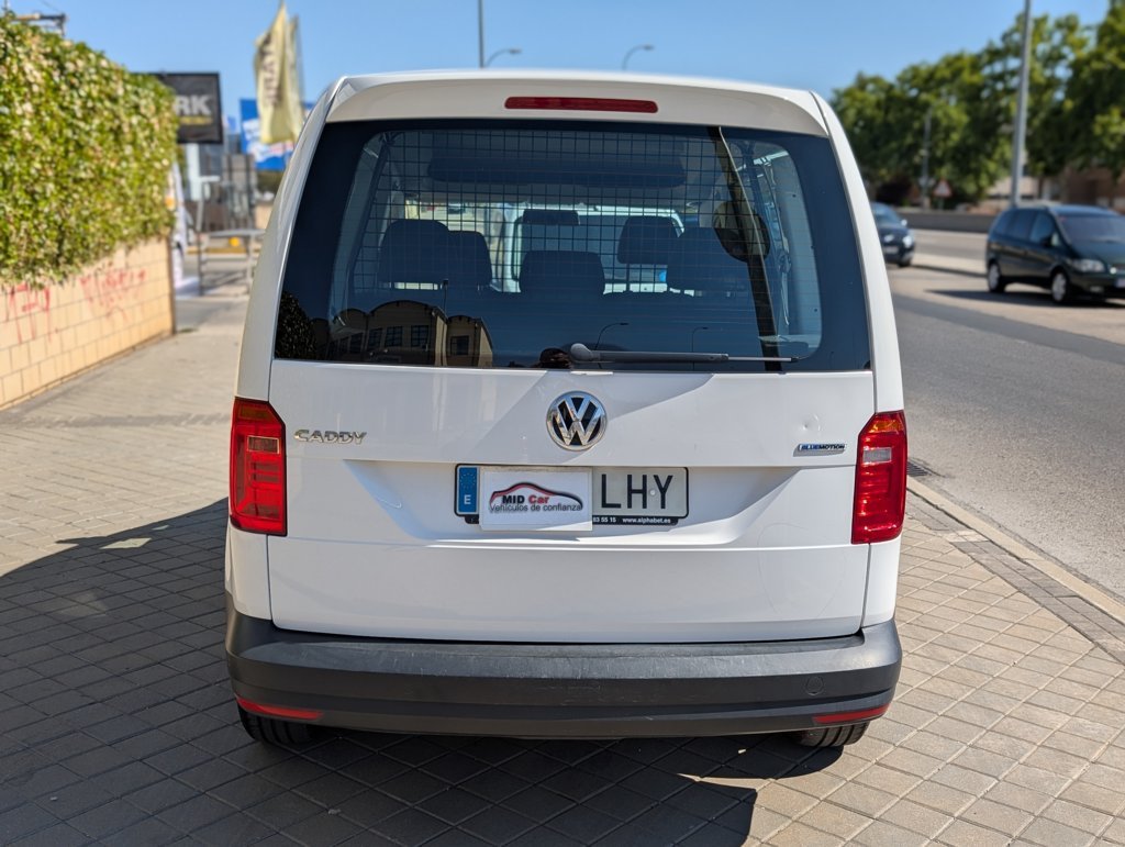 MID Car coches ocasión Madrid Volkswagen Caddy Kombi 1.4 TGI GNC 110Cv Etiqueta ECO IVA y garantía Inc Nacional Pocos km