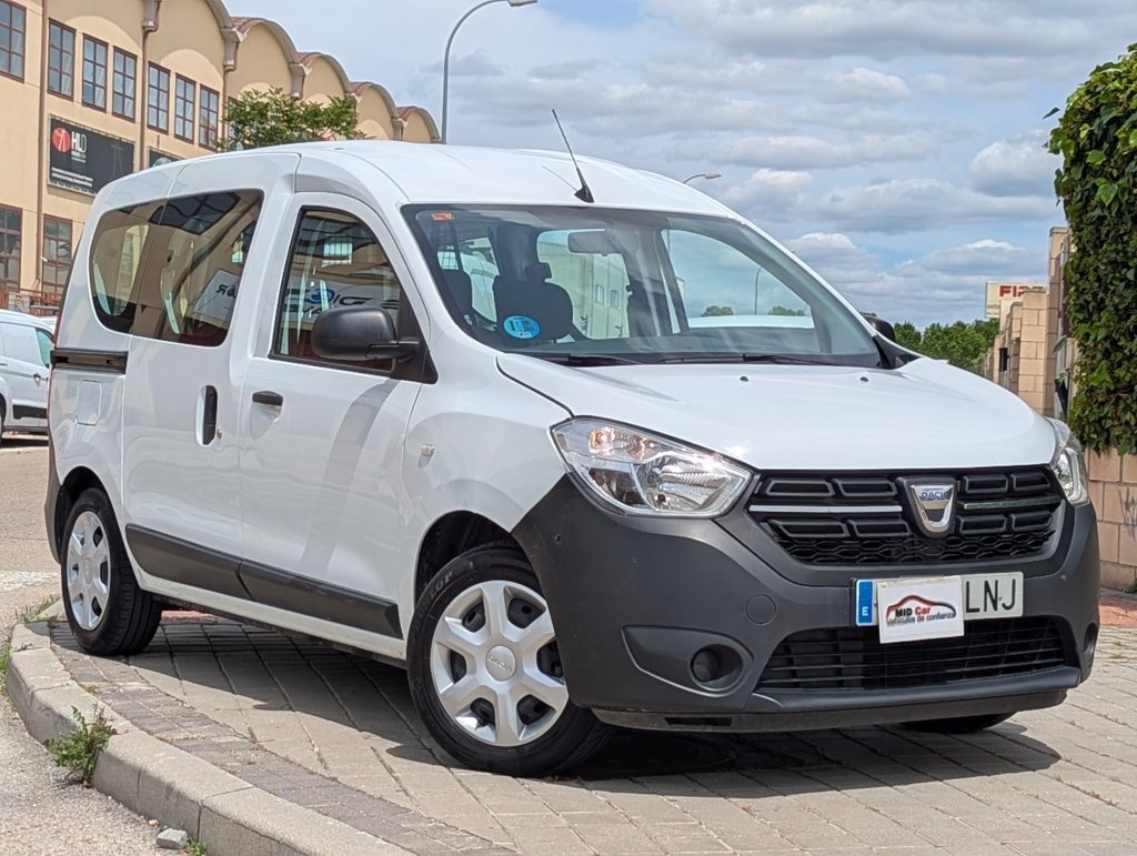 MIDCar coches ocasión Madrid Dacia Dokker Van Essential  Combi 5 Plazas, 1.6 110Cv  ECO-G N1, GLP  Híbrido