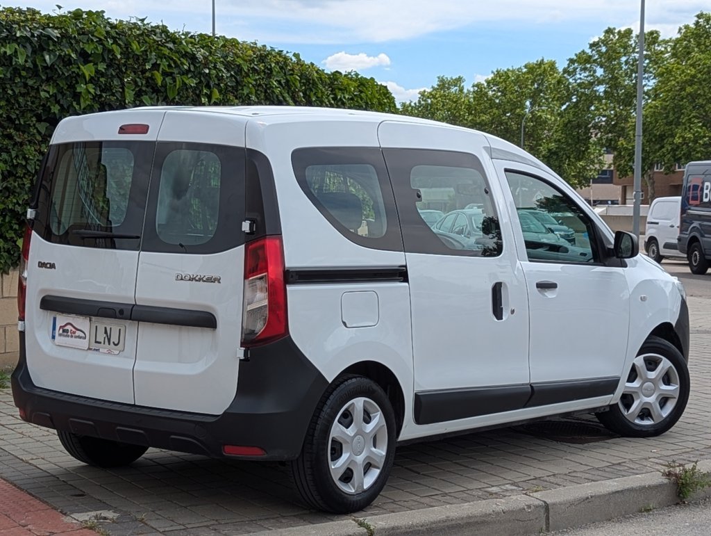 MIDCar coches ocasión Madrid Dacia Dokker Van Essential  Combi 5 Plazas, 1.6 110Cv  ECO-G N1, GLP  Híbrido
