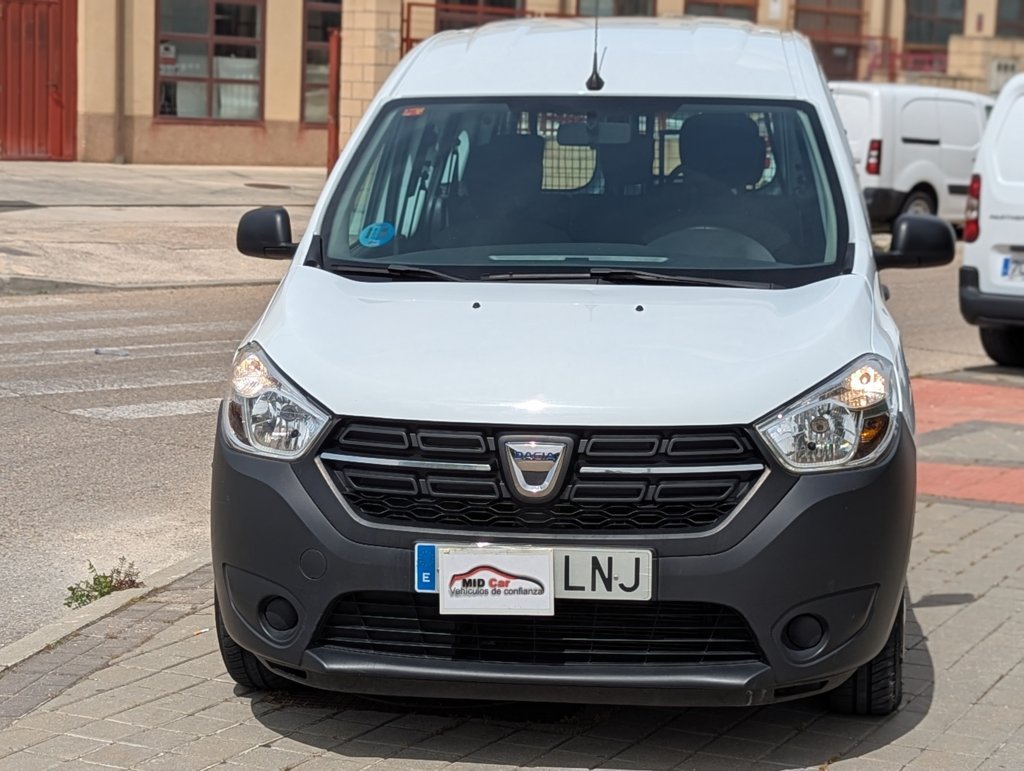 MIDCar coches ocasión Madrid Dacia Dokker Van Essential  Combi 5 Plazas, 1.6 110Cv  ECO-G N1, GLP  Híbrido