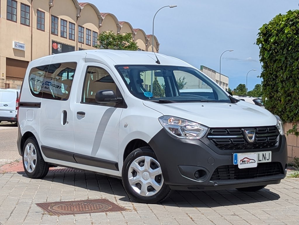 MIDCar coches ocasión Madrid Dacia Dokker Van Essential  Combi 5 Plazas, 1.6 110Cv  ECO-G N1, GLP  Híbrido