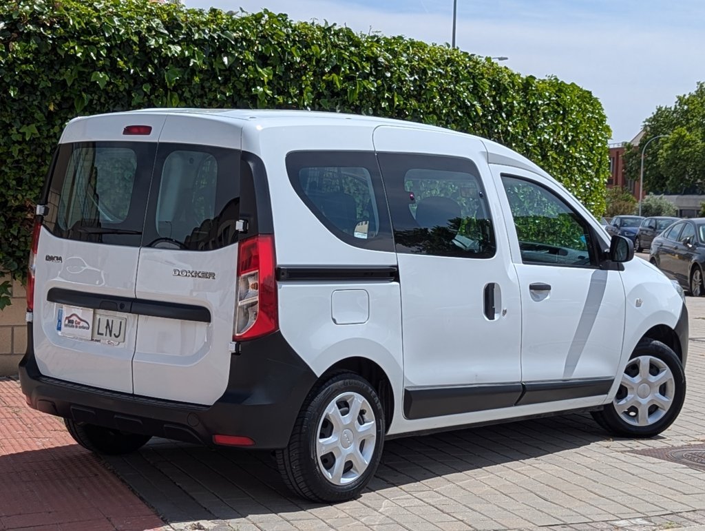 MIDCar coches ocasión Madrid Dacia Dokker Van Essential  Combi 5 Plazas, 1.6 110Cv  ECO-G N1, GLP  Híbrido