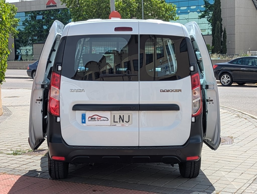 MIDCar coches ocasión Madrid Dacia Dokker Van Essential  Combi 5 Plazas, 1.6 110Cv  ECO-G N1, GLP  Híbrido