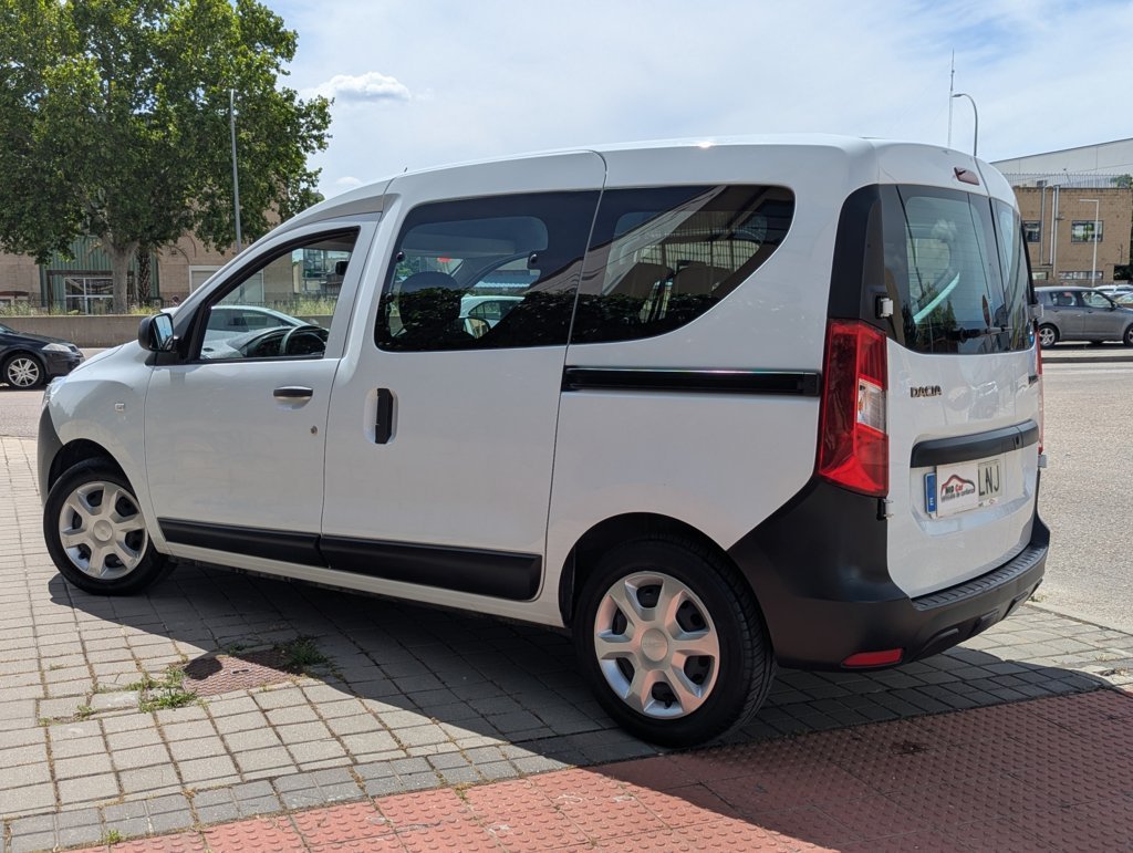 MIDCar coches ocasión Madrid Dacia Dokker Van Essential  Combi 5 Plazas, 1.6 110Cv  ECO-G N1, GLP  Híbrido