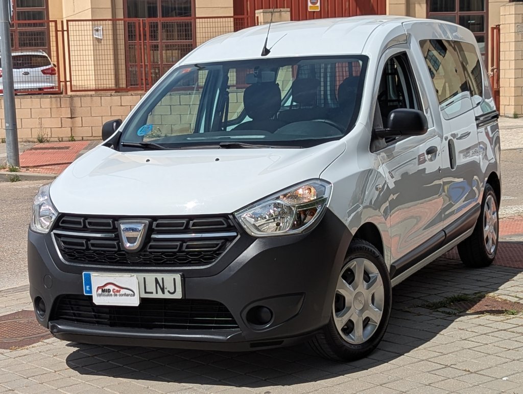MIDCar coches ocasión Madrid Dacia Dokker Van Essential  Combi 5 Plazas, 1.6 110Cv  ECO-G N1, GLP  Híbrido