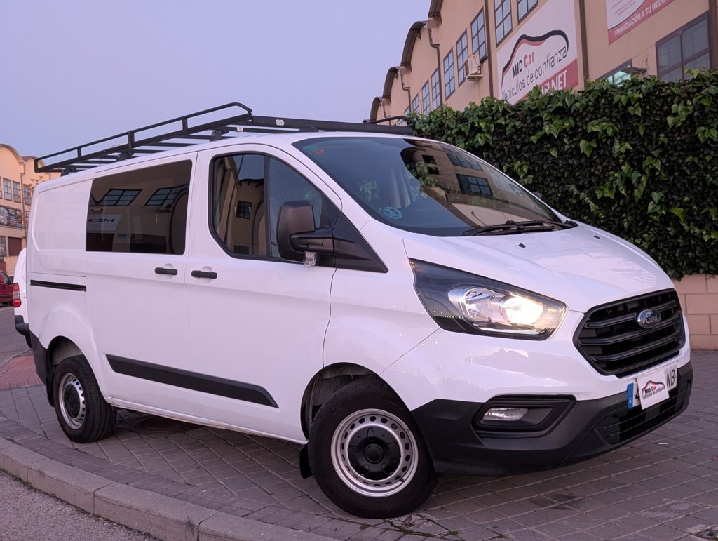 MIDCar coches ocasión Madrid Ford Transit Custom Combi 2.0 TDCI  6 Plazas Trend Etiqueta C Con IVA y Garantía