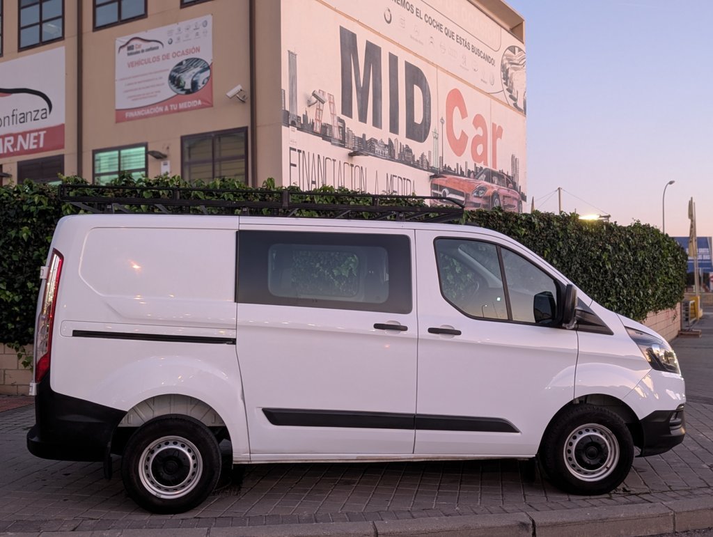 MIDCar coches ocasión Madrid Ford Transit Custom Combi 2.0 TDCI  6 Plazas Trend Etiqueta C Con IVA y Garantía
