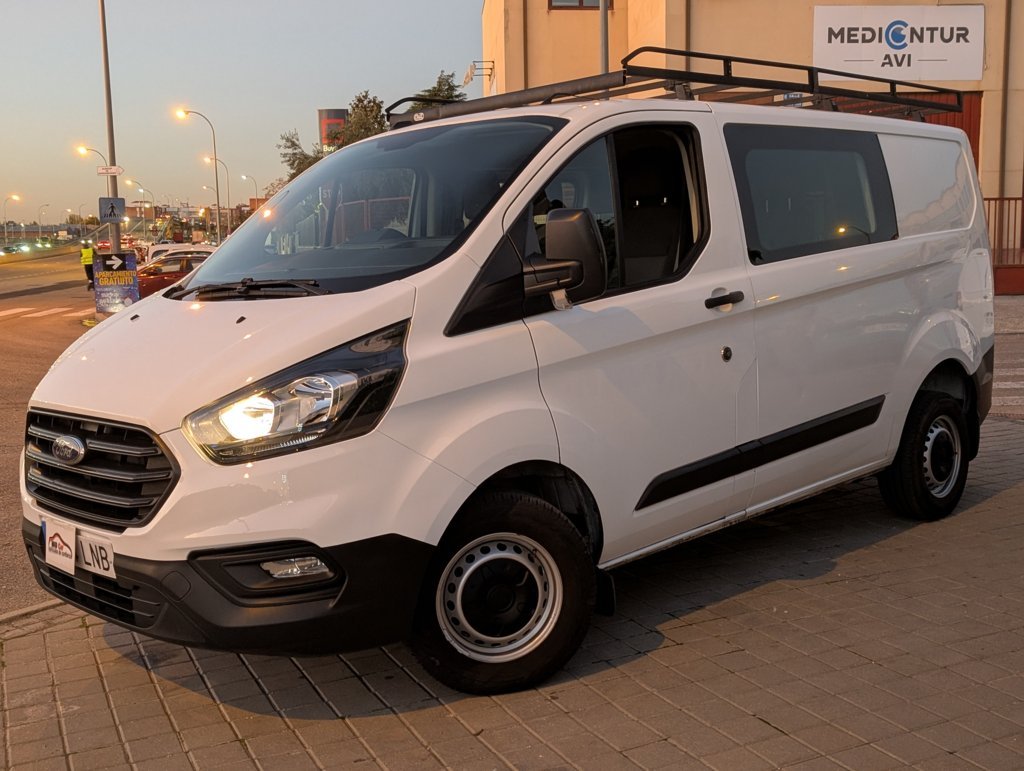 MIDCar coches ocasión Madrid Ford Transit Custom Combi 2.0 TDCI  6 Plazas Trend Etiqueta C Con IVA y Garantía