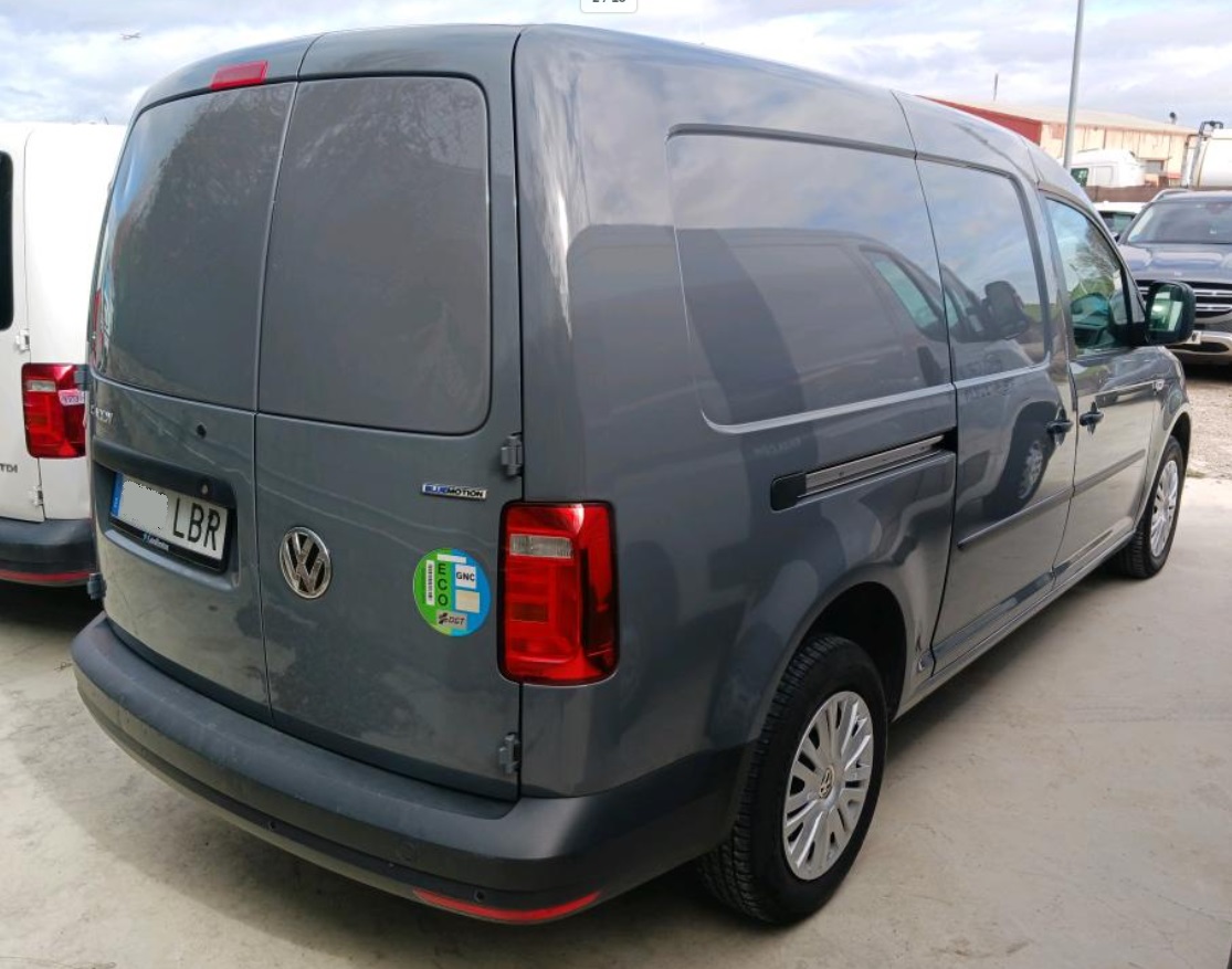 MIDCar coches ocasión Madrid Volkswagen Caddy Maxi Furgón 1.4 TGI Etiqueta ECO Profesional  81kW BM 110Cv  IVA y garantía Incl