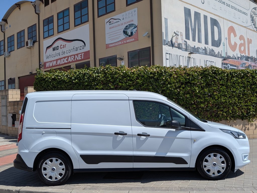 MIDCar coches ocasión Madrid Ford Transit Connect  3Plazas 1.5EcoBlueTrend 210 L2 4 Puertas 100Cv IVA y Garantía Inc Etiqueta C