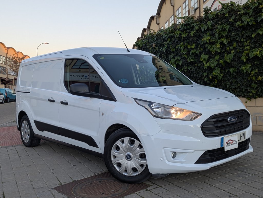 MIDCar coches ocasión Madrid Ford Transit Connect L2 210 1.5Ecoblue Trend Automatico 3 Plazas 120Cv IVA y Garantía Incl