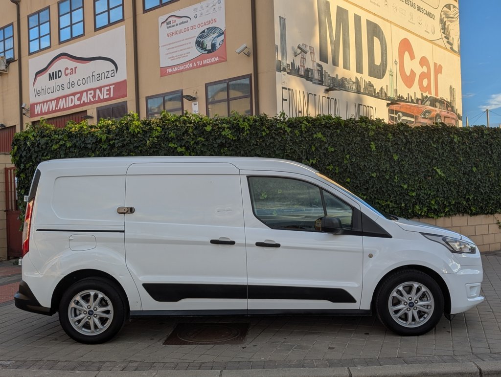 MIDCar coches ocasión Madrid Ford Transit Connect Van 1.5EcoBlue  Trend 240  S&S Trend L2, 3 Plazas, 6 Velocidades, 120Cv,