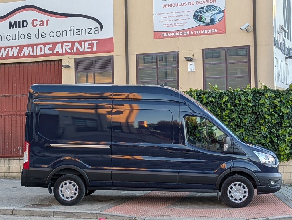 MIDCar coches ocasión Madrid Ford Transit 2.0Tdci  350 96kW L3H3 Van Trend RWD Nacional IVA y Garantía Incl Etiqueta C