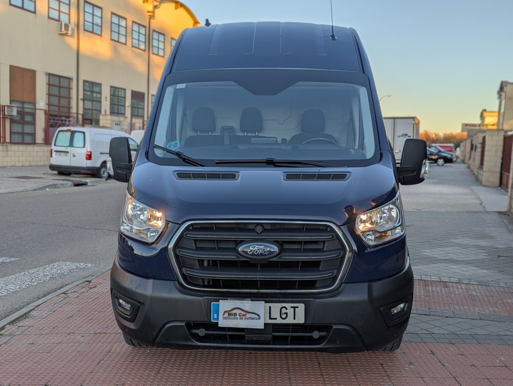 MIDCar coches ocasión Madrid Ford Transit 2.0Tdci  350 96kW L3H3 Van Trend RWD Nacional IVA y Garantía Incl Etiqueta C