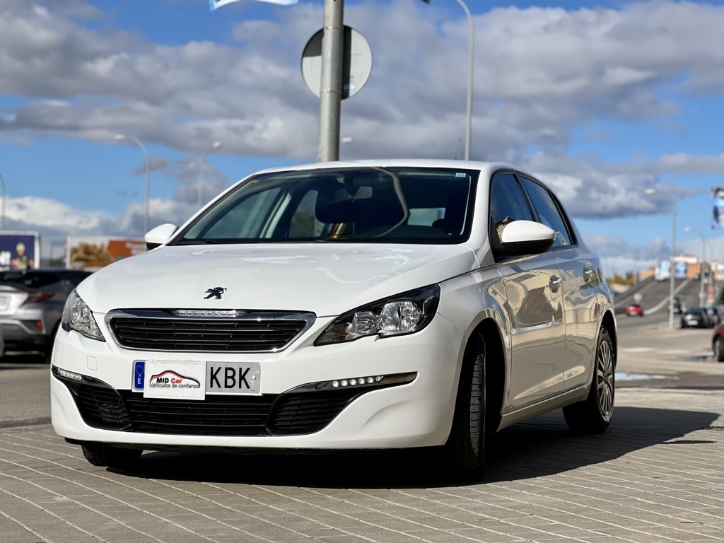MIDCar coches ocasión Madrid Peugeot 308  BlueHDi 100Cv Etiqueta medioambiental C