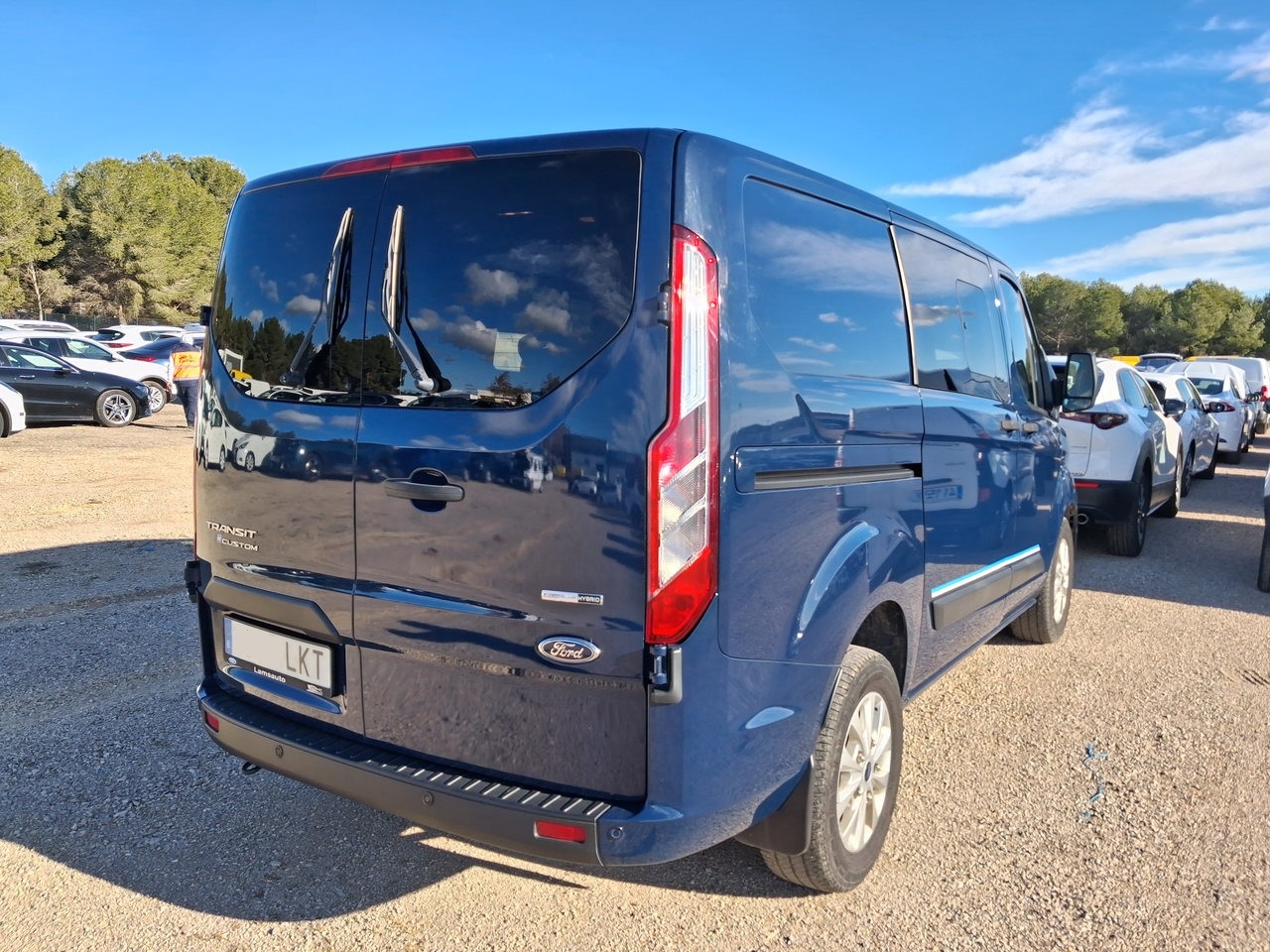 MIDCar coches ocasión Madrid Ford Transit Custom Mixto 2.0 TDCI 130Cv, 320 Trend MHEV 4 Puertas, Etiqueta medioambiental ECO