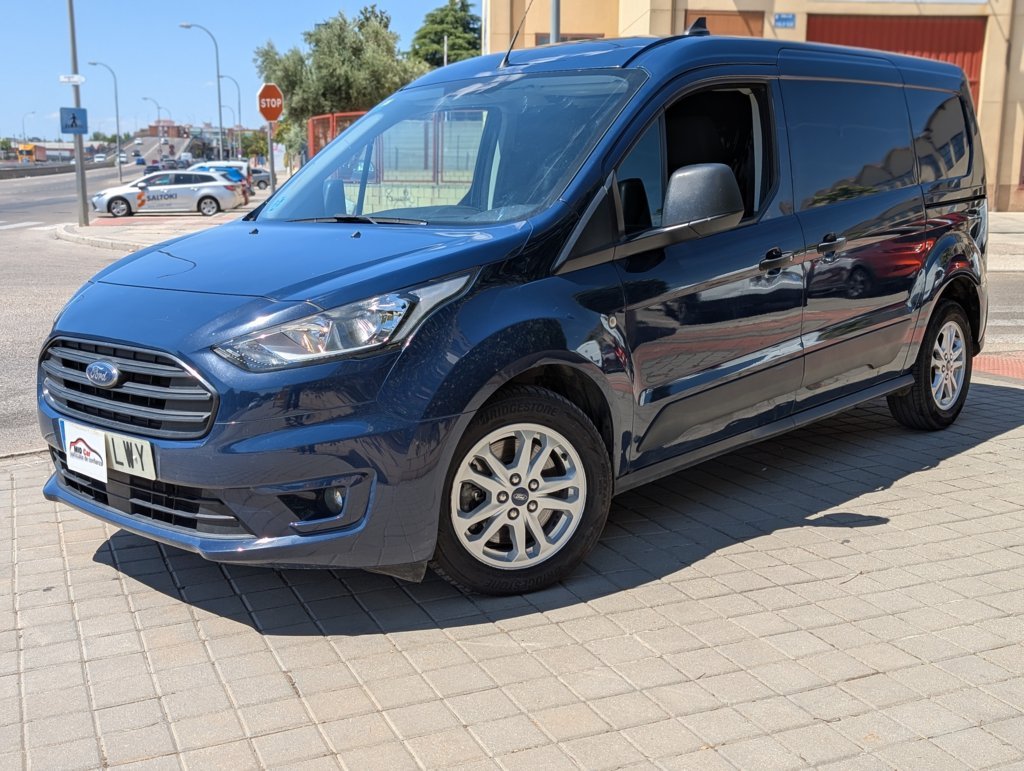 MIDCar coches ocasión Madrid Ford Transit Connect  1.5EcoBlueTrend 240 L2 4 Puertas 100Cv, 6 Velocidades, 3 Plazas, Etiqueta medioambiental C