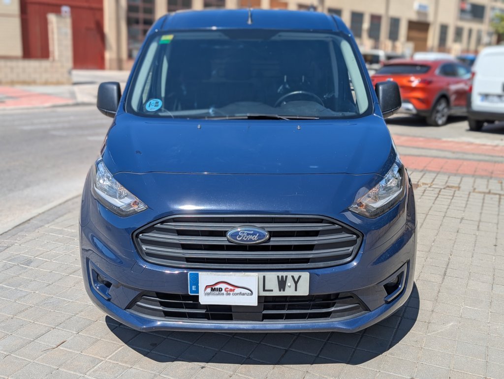 MIDCar coches ocasión Madrid Ford Transit Connect  1.5EcoBlueTrend 240 L2 4 Puertas 100Cv, 6 Velocidades, 3 Plazas, Etiqueta medioambiental C
