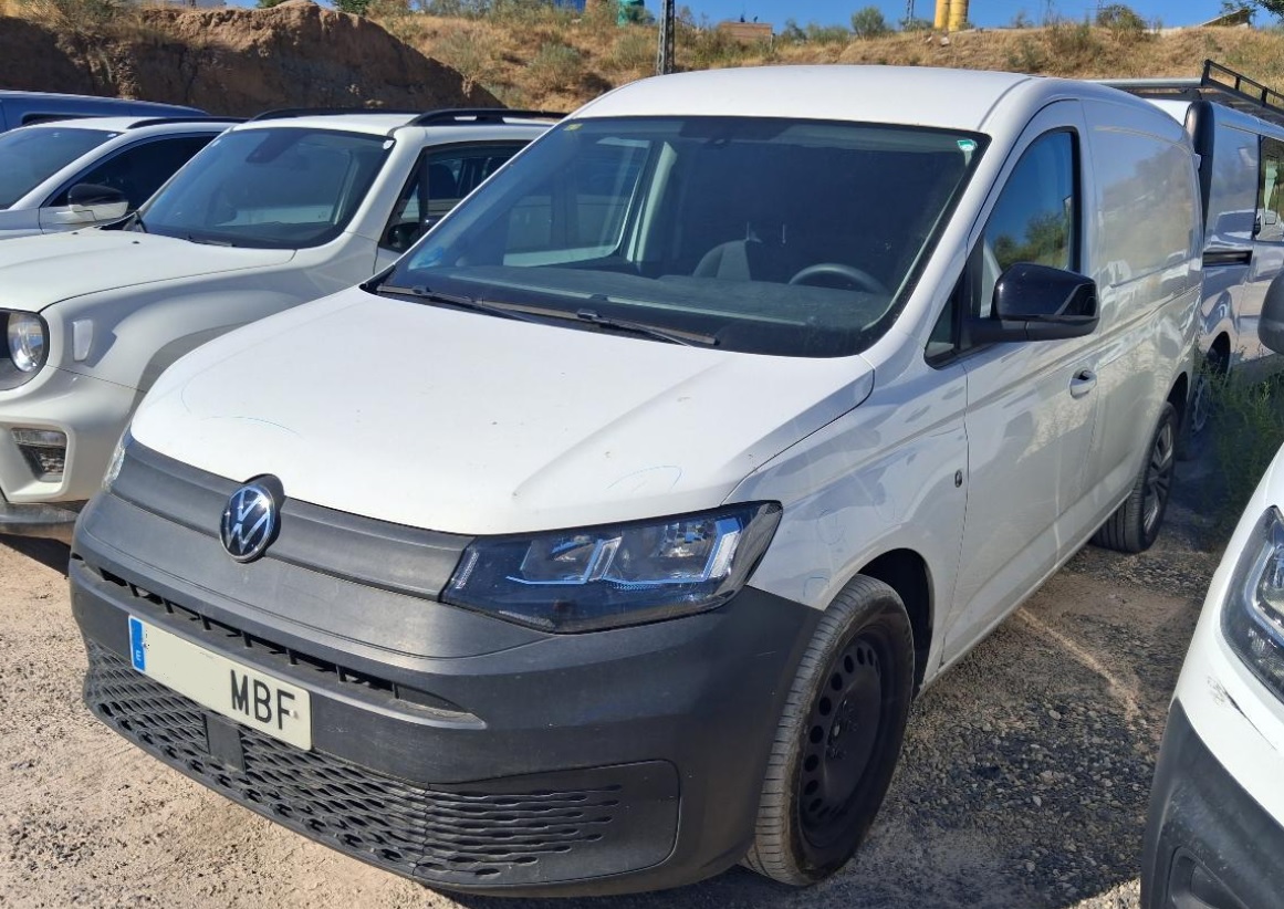 MID Car coches ocasión Madrid Volkswagen Caddy Profesional Maxi Furgón Nueva 1.5TGI GNC 130Cv Etiqueta ECO IVA y Garantía Incl Nacional