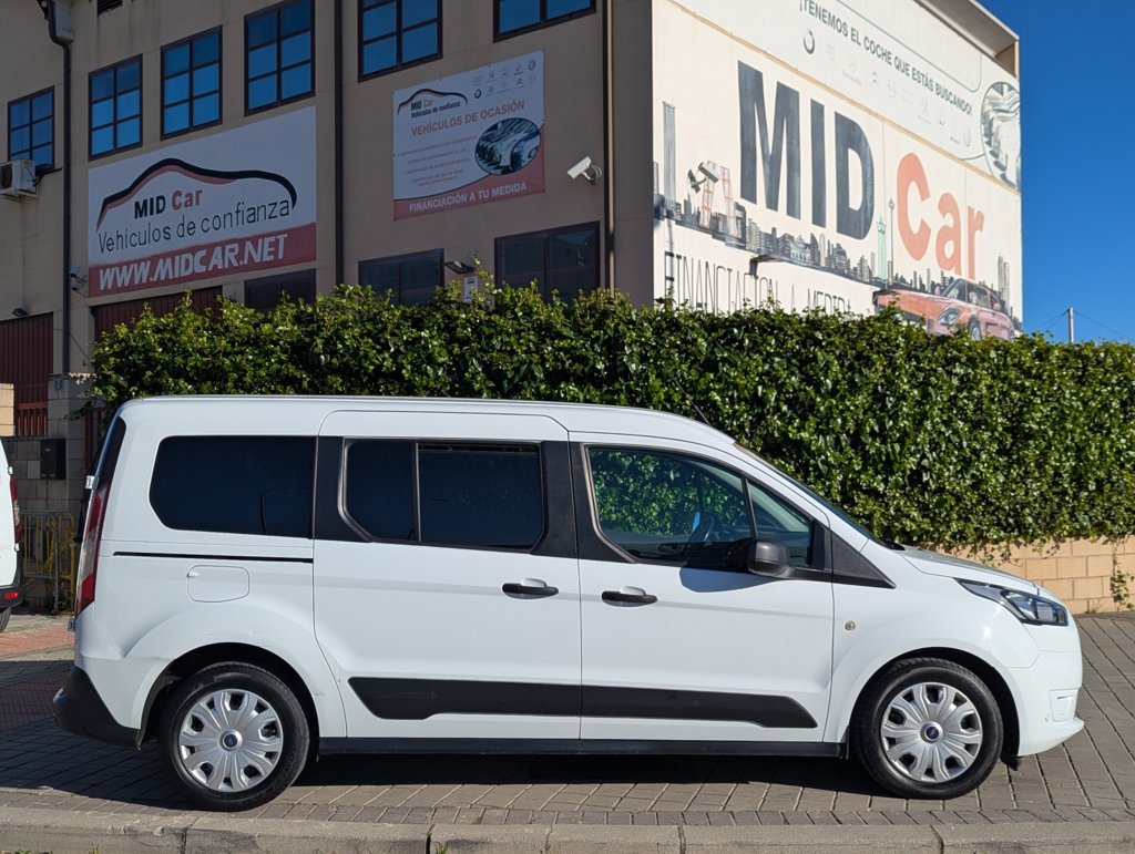 MIDCar coches ocasión Madrid Ford Transit Connect Kombi 1.5 Tdci S/s Trend 230 L2 120Cv 6 Velocidades Etiqueta medioambiental C  IVA y garantía Incl