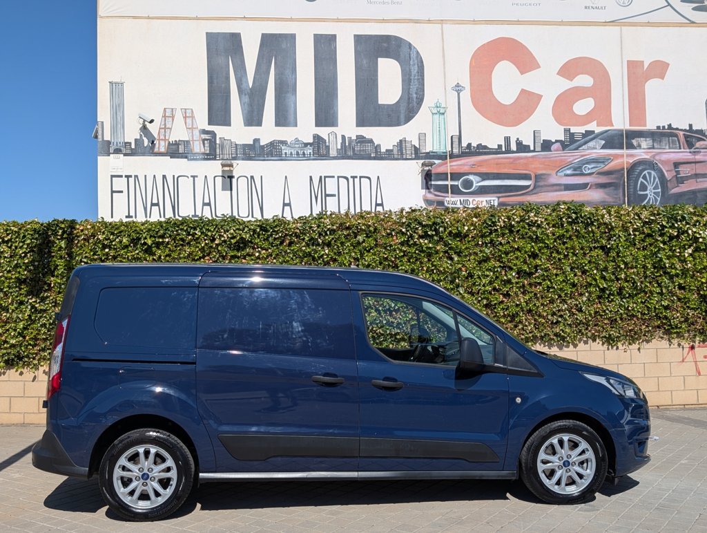 MIDCar coches ocasión Madrid Ford Transit Connect 3Plazas 1.5EcoBlueTrend 240 L2 4 Puertas 100Cv 6 Velocidades Etiqueta medioambiental C